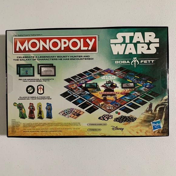 Monopoly®: Star Wars Boba Fett Edition Board Game-New - Picture 6 of 8